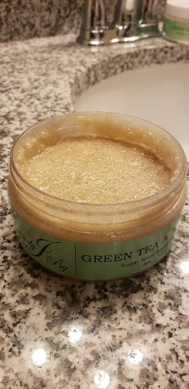 Green Tea and Aloe Sugar Scrub - Body By J