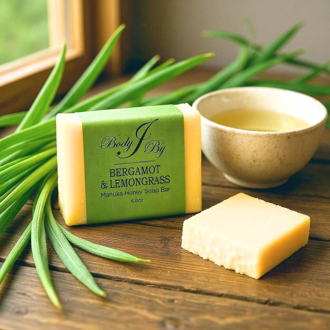 Bergamot and Lemongrass Manuka Honey Bar Soap