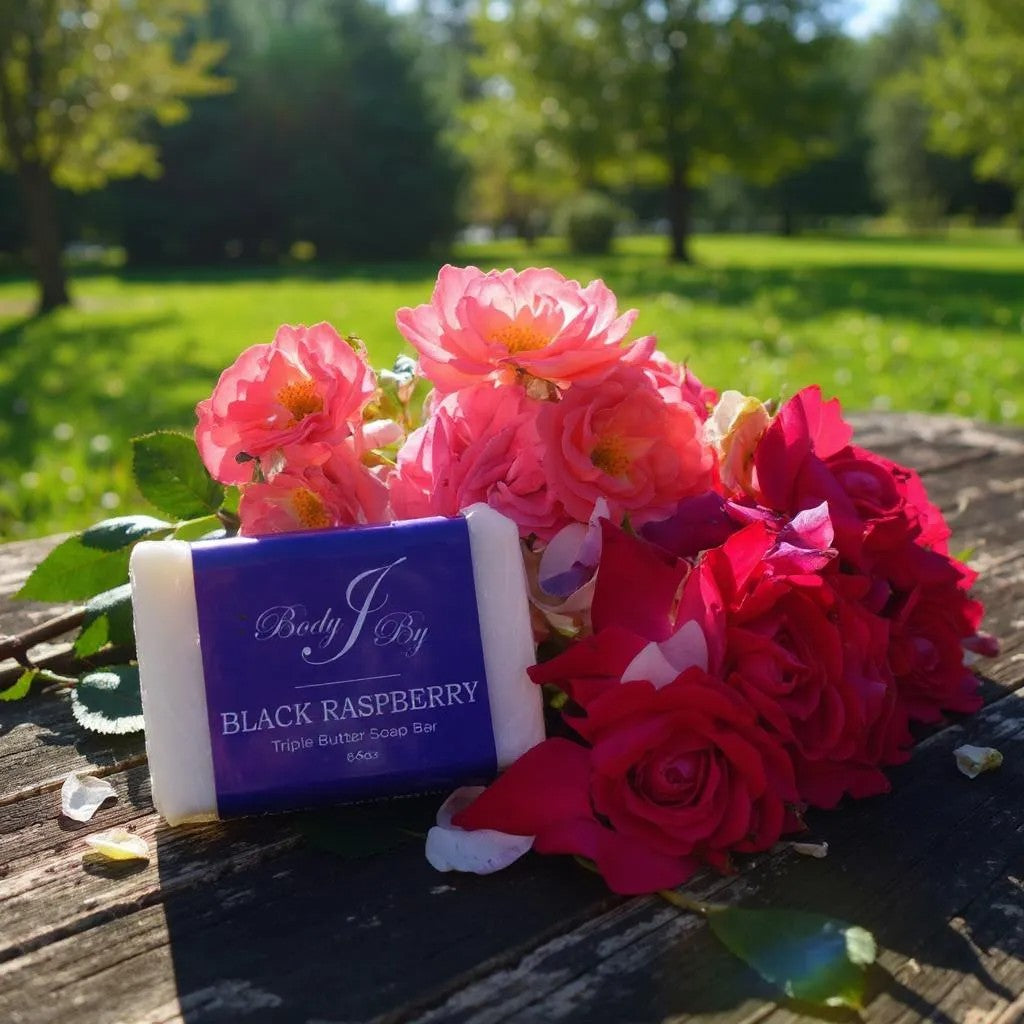 Black Raspberry Triple Butter Soap Bar