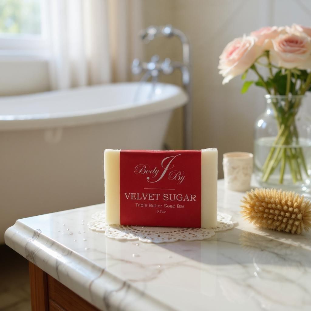 Velvet Sugar Triple Butter Soap Bar