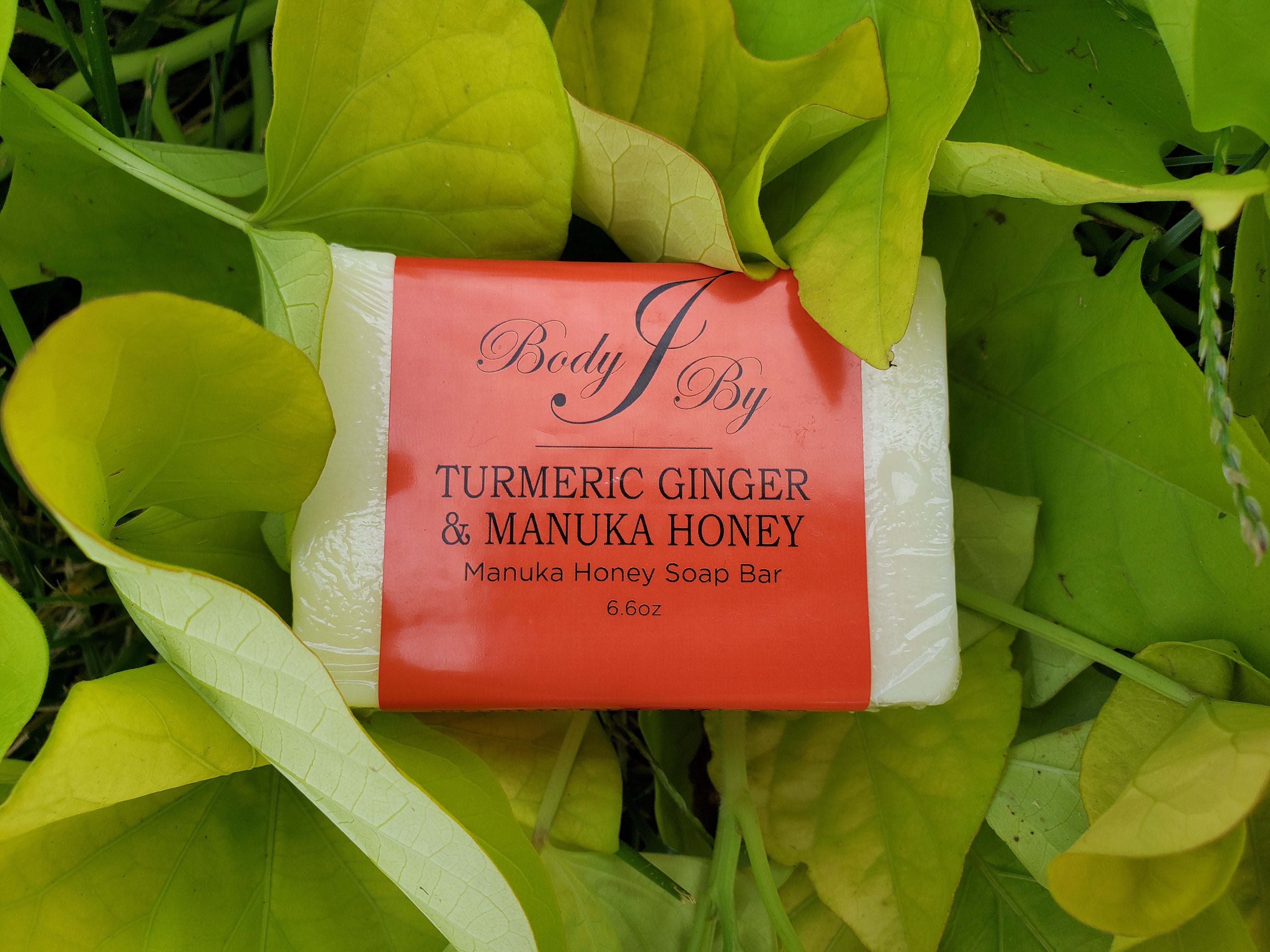 Turmeric Ginger and Manuka Honey Bar Soap - Body By J