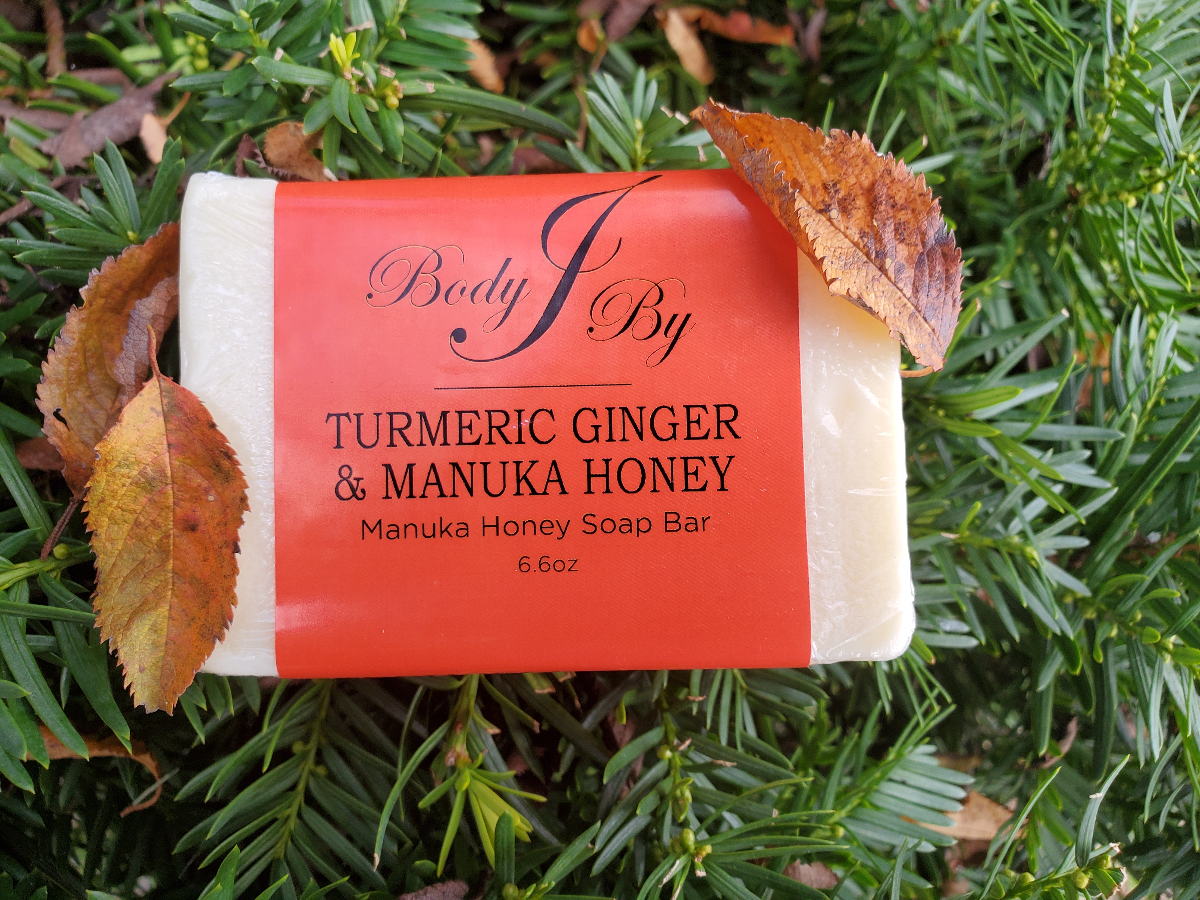 Turmeric Ginger and Manuka Honey Bar Soap - Body By J