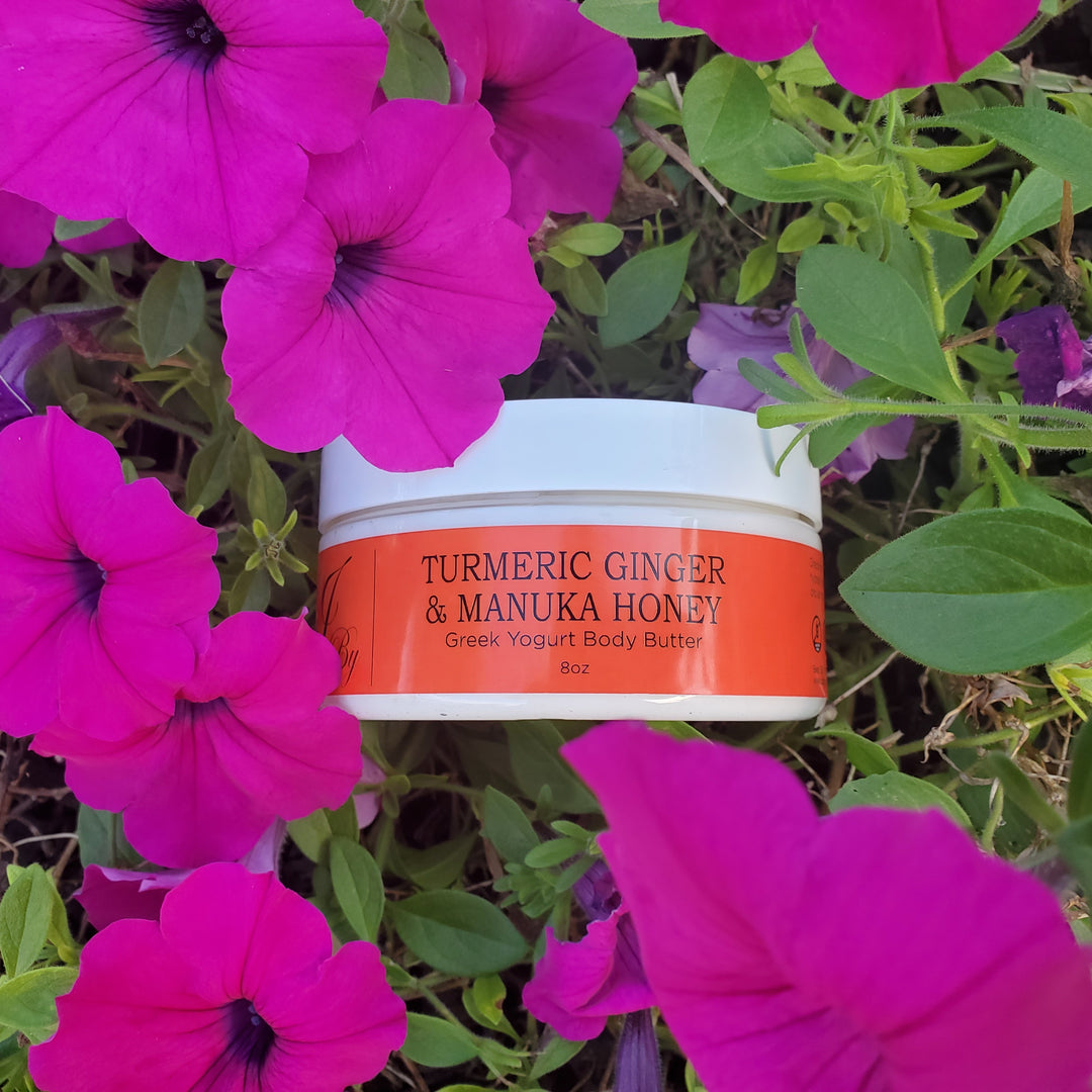 Turmeric Ginger and Manuka Honey Greek Yogurt Body Butter - Body By J