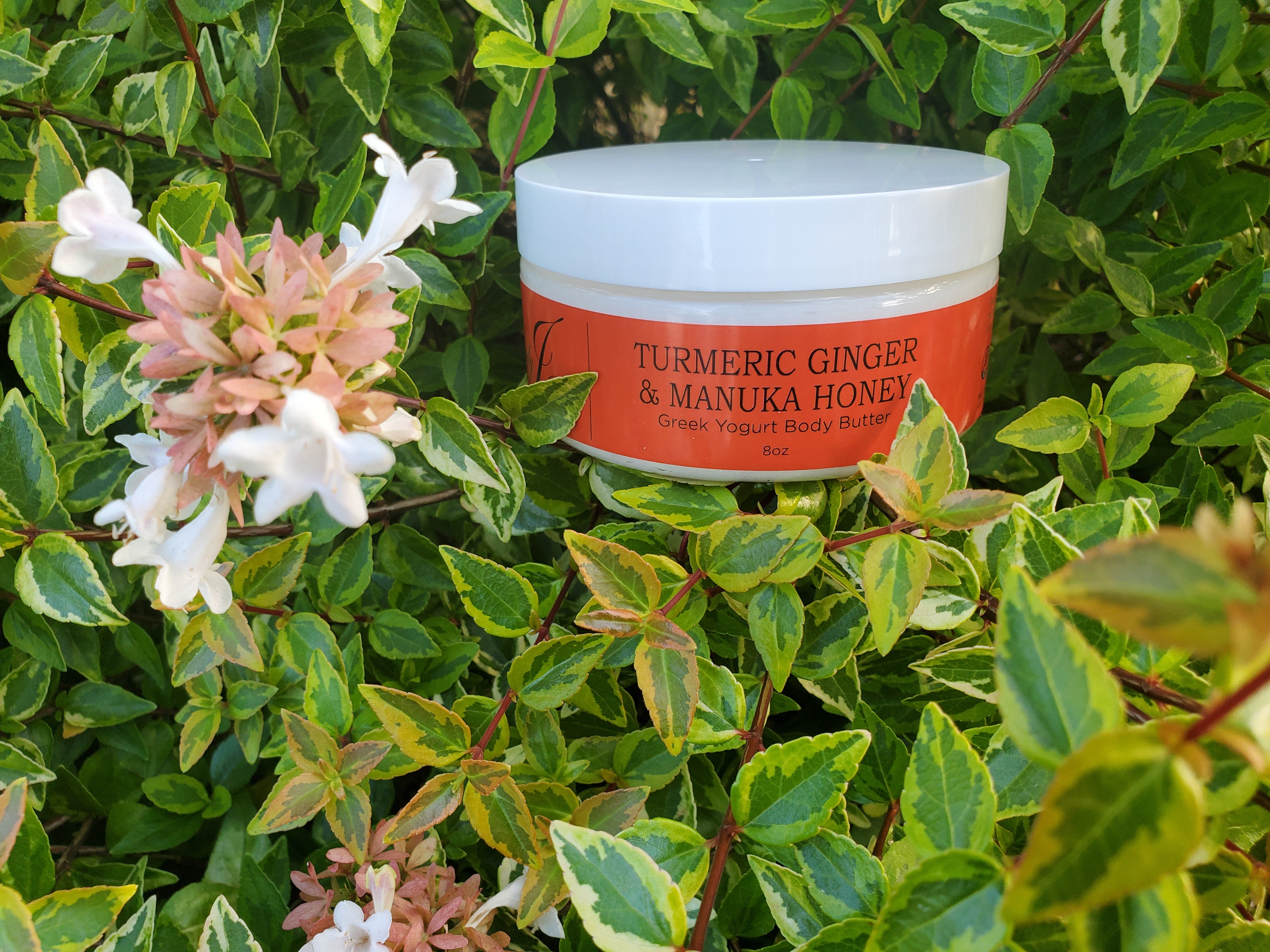 Turmeric Ginger and Manuka Honey Greek Yogurt Body Butter - Body By J