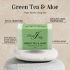 Green Tea and Aloe Triple Butter Soap Bar - Body By J