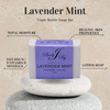 Lavender Mint Triple Butter Bar Soap - Body By J