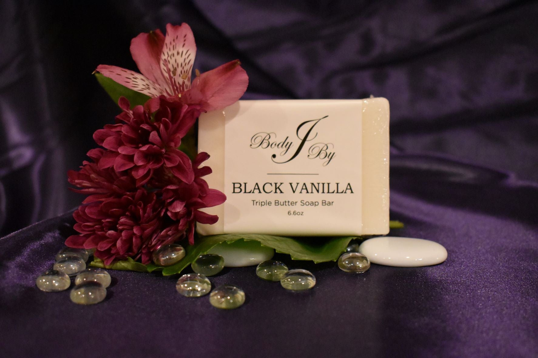 Black Vanilla Triple Butter Soap Bar - Body By J