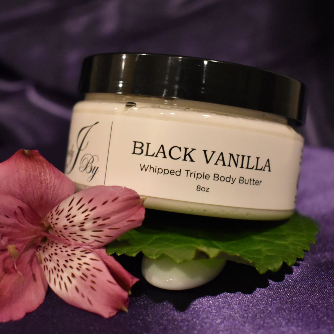 Black Vanilla Whipped Body Butter - Body By J