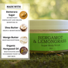 Bergamot and Lemongrass Sugar Scrub - Body By J