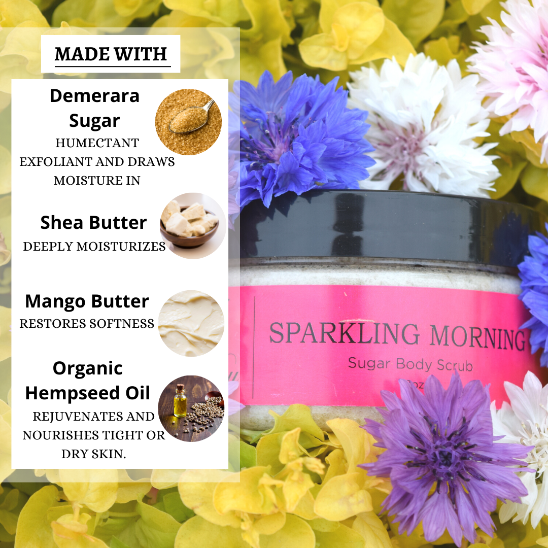 Sparkling Morning Sugar Scrub - Body By J