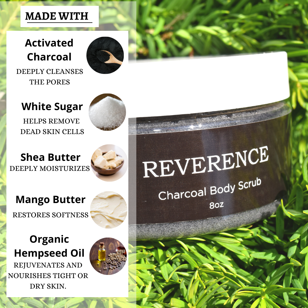 Reverence Charcoal Scrub - Body By J