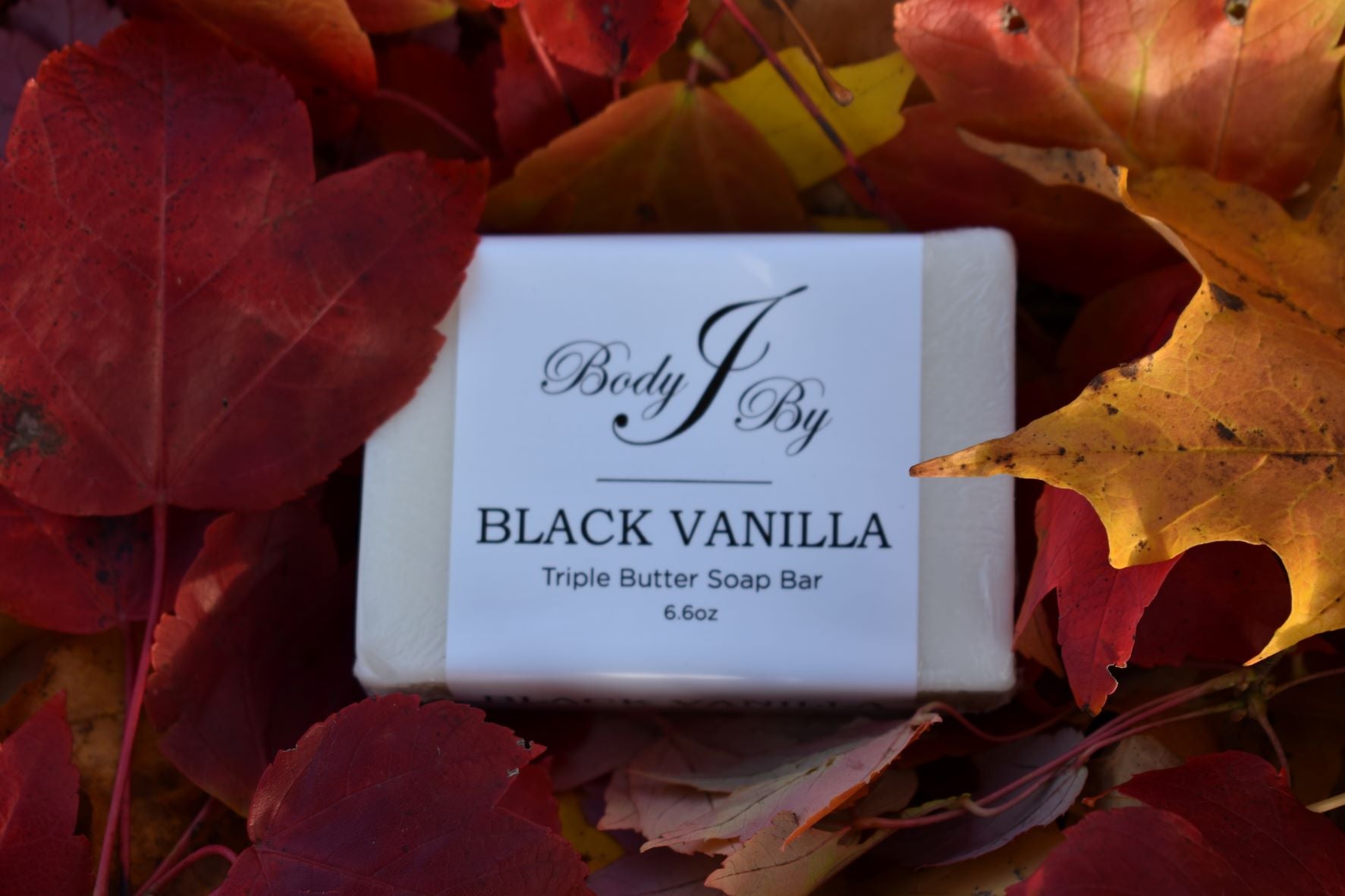 Black Vanilla Triple Butter Soap Bar - Body By J