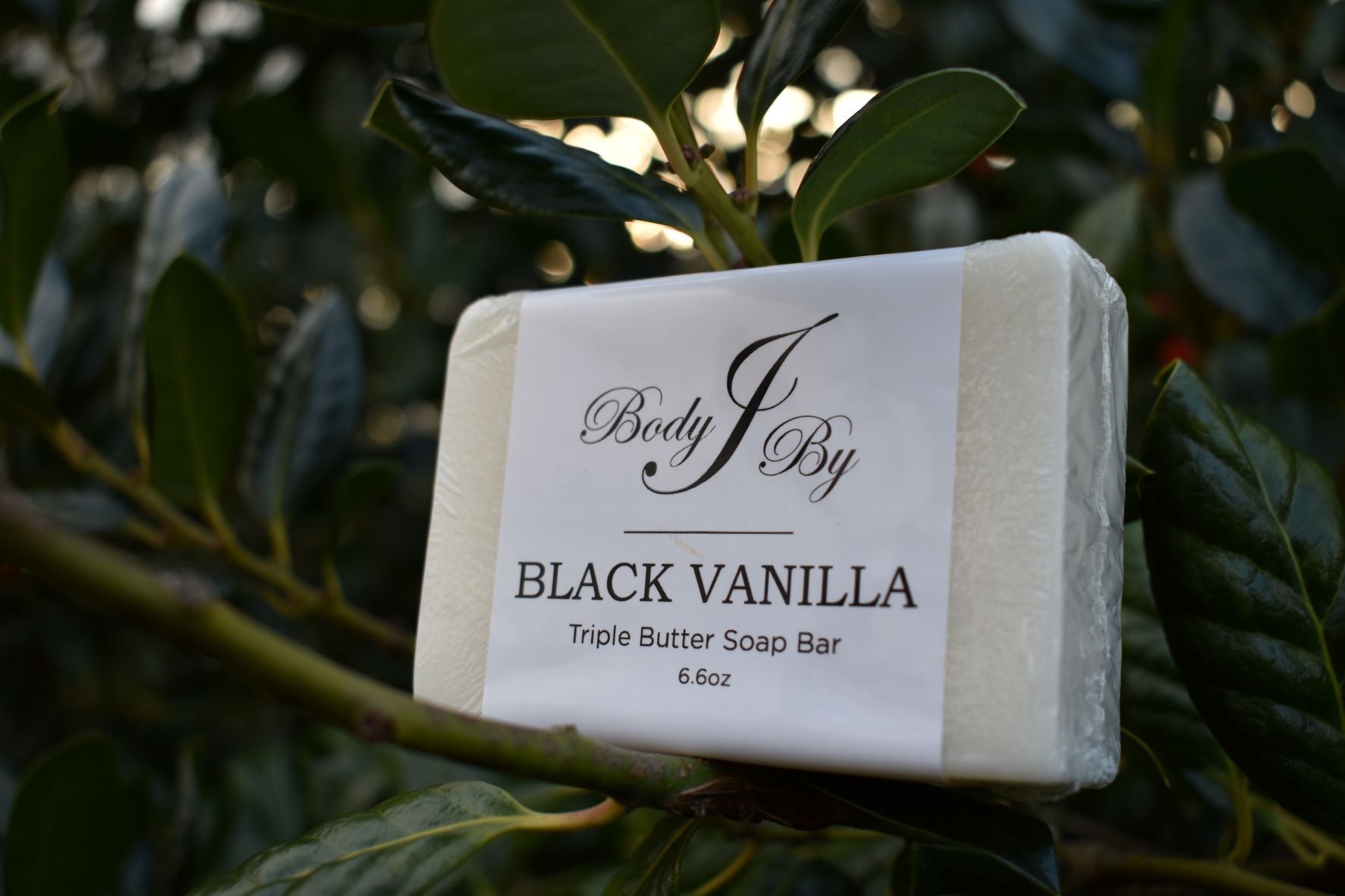 Black Vanilla Triple Butter Soap Bar - Body By J