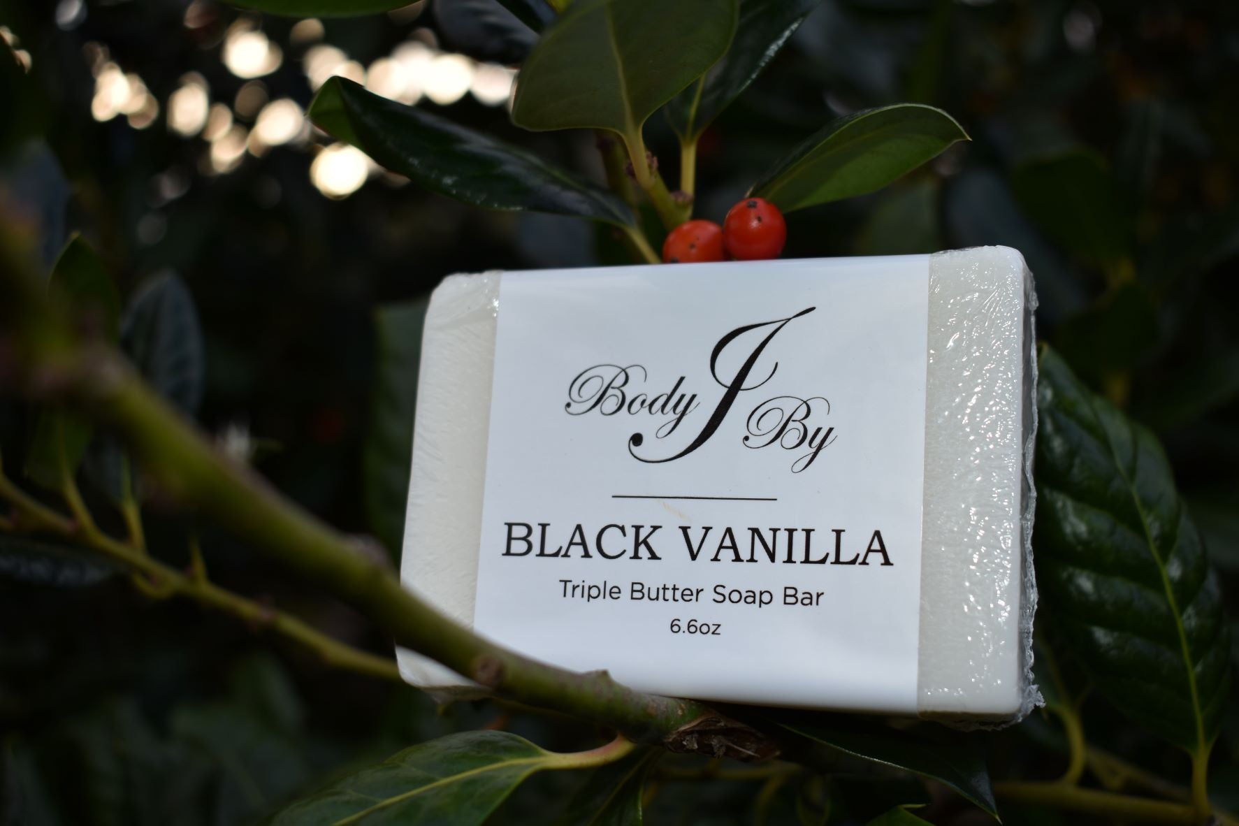 Black Vanilla Triple Butter Soap Bar - Body By J