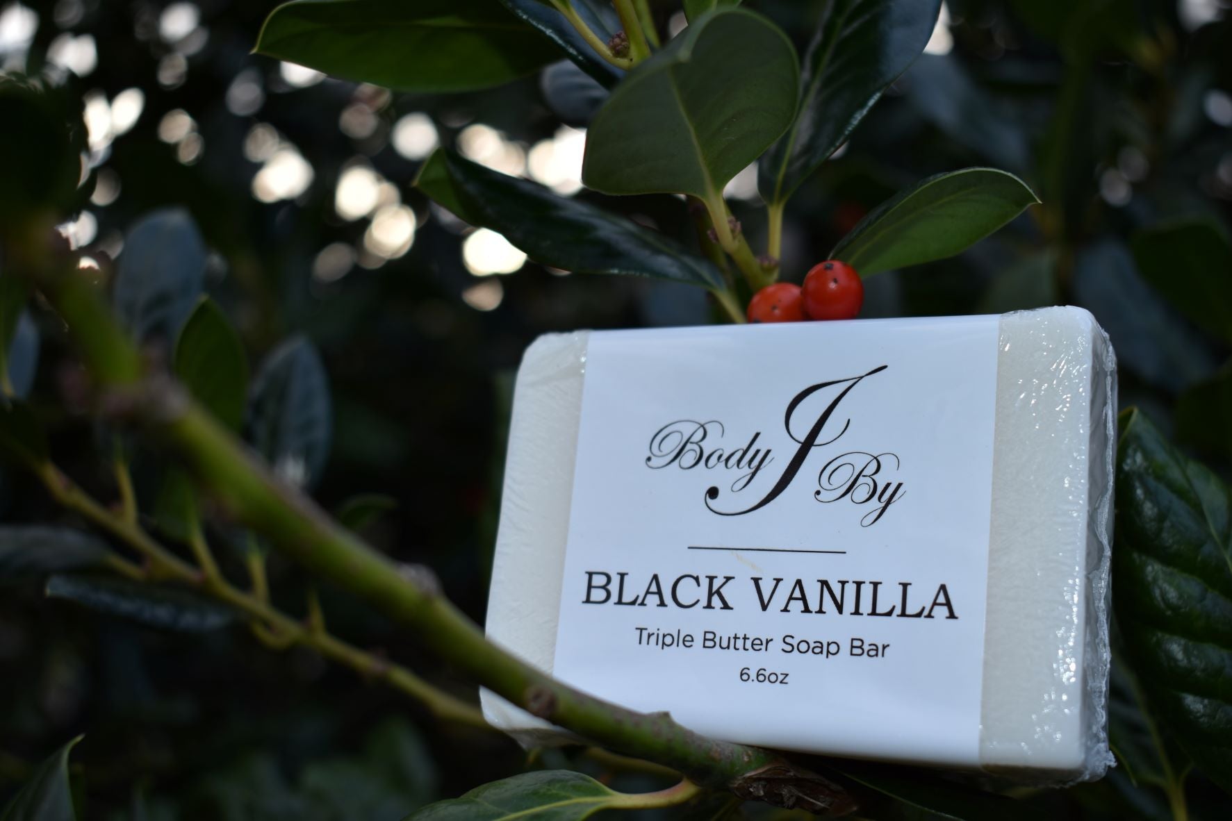 Black Vanilla Triple Butter Soap Bar - Body By J