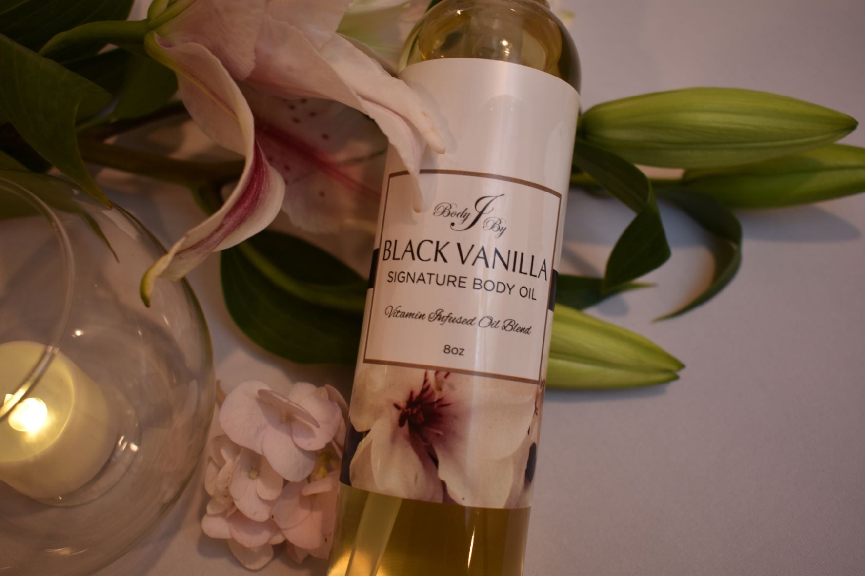 Black Vanilla Body Oil - Body By J