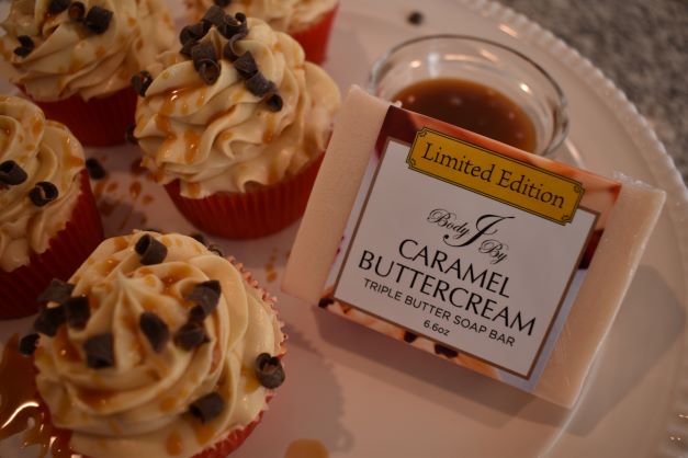 Caramel Buttercream Triple Butter Soap Bar