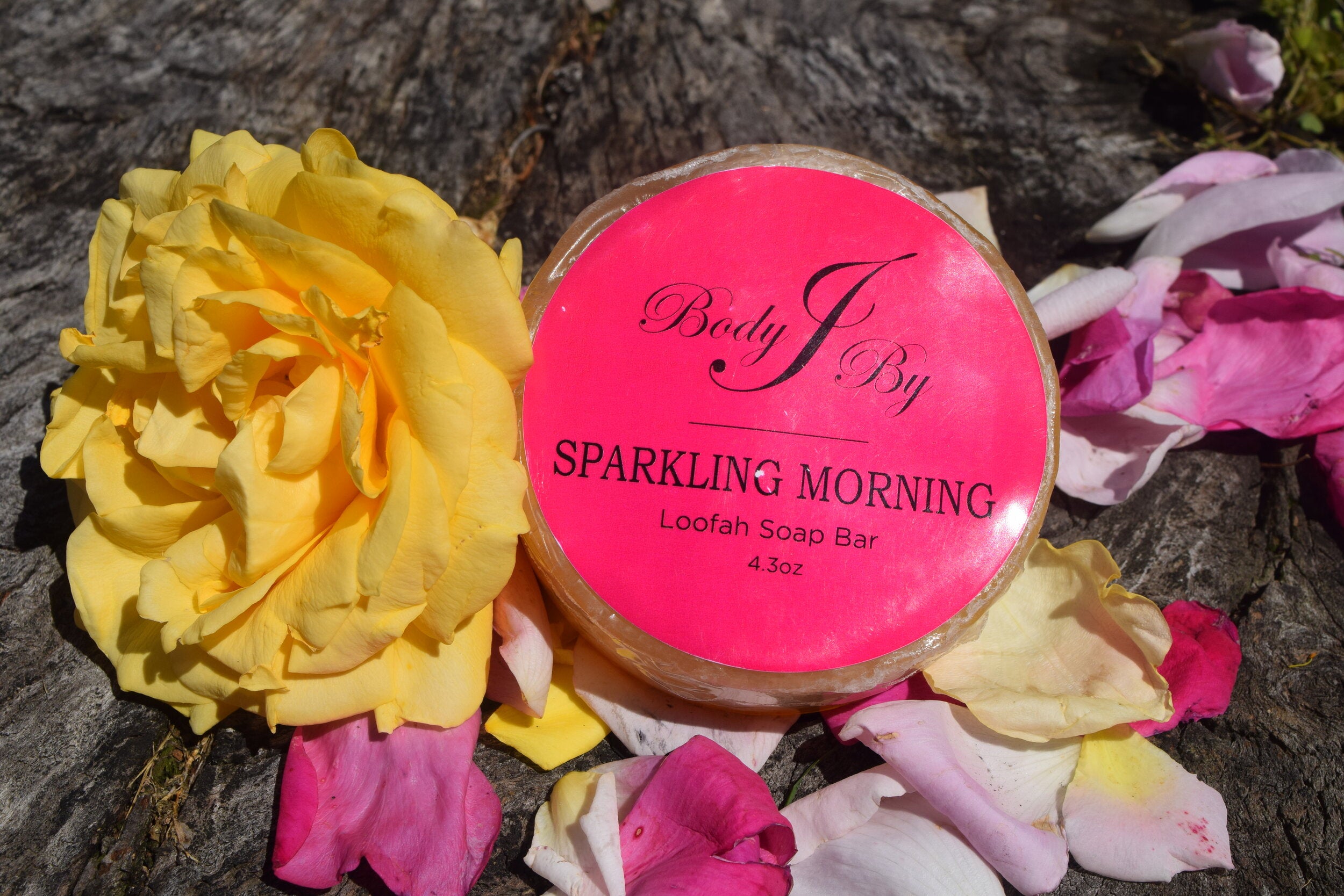 Sparkling Morning Egyptian Loofah Bar Soap - Body By J