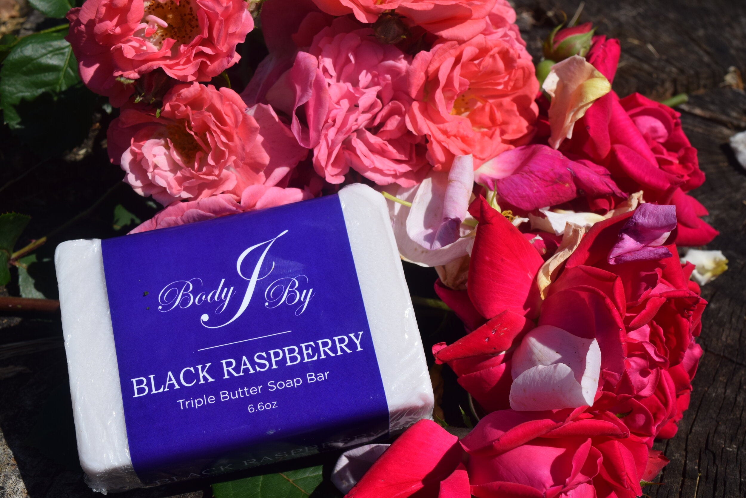 Black Raspberry Triple Butter Soap Bar - Body By J