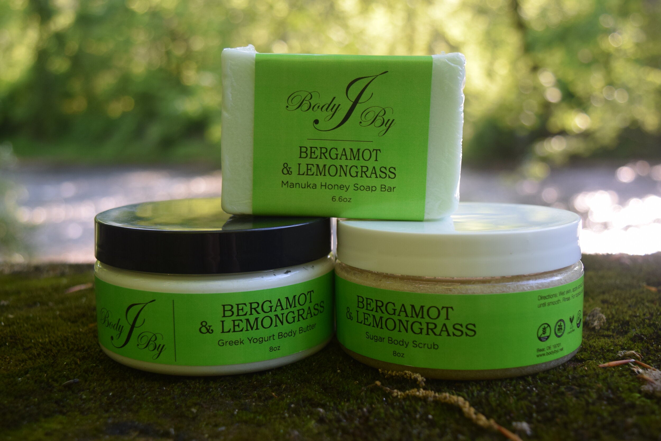 Bergamot and Lemongrass Skincare System - Body By J