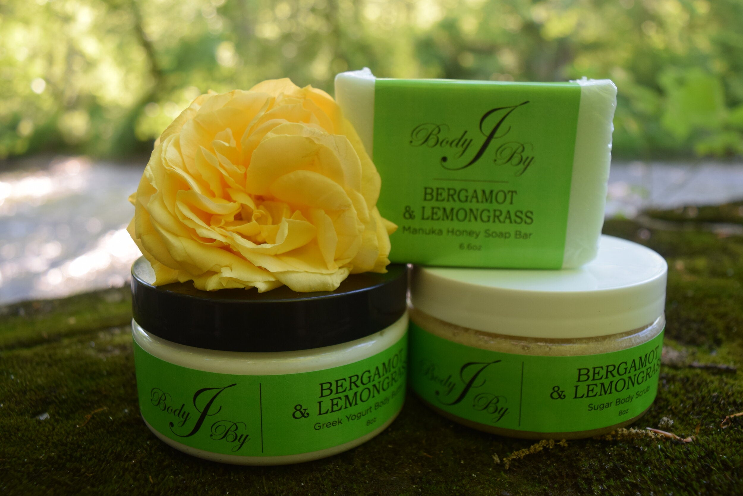 Bergamot and Lemongrass Skincare System - Body By J