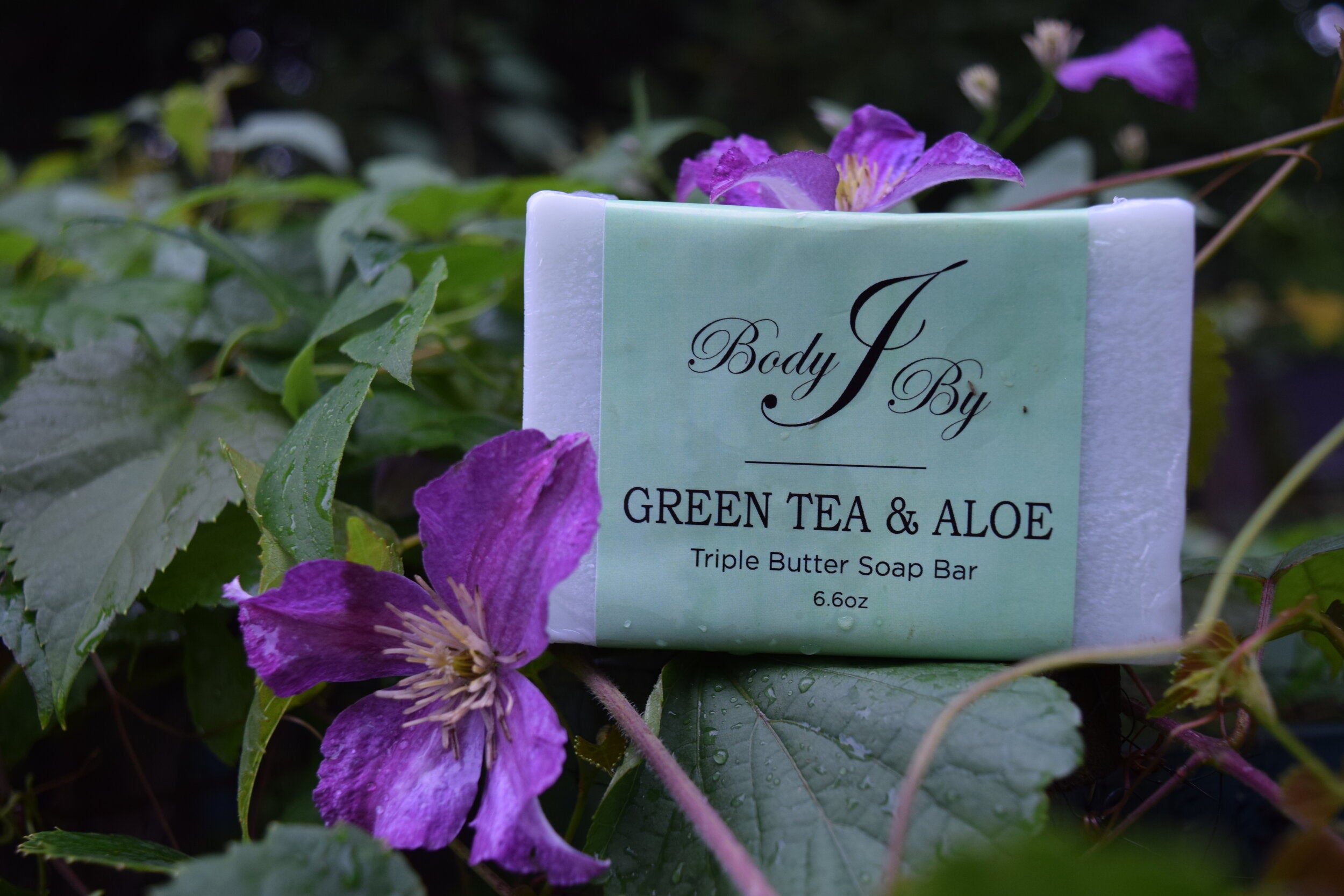 Green Tea and Aloe Triple Butter Soap Bar - Body By J