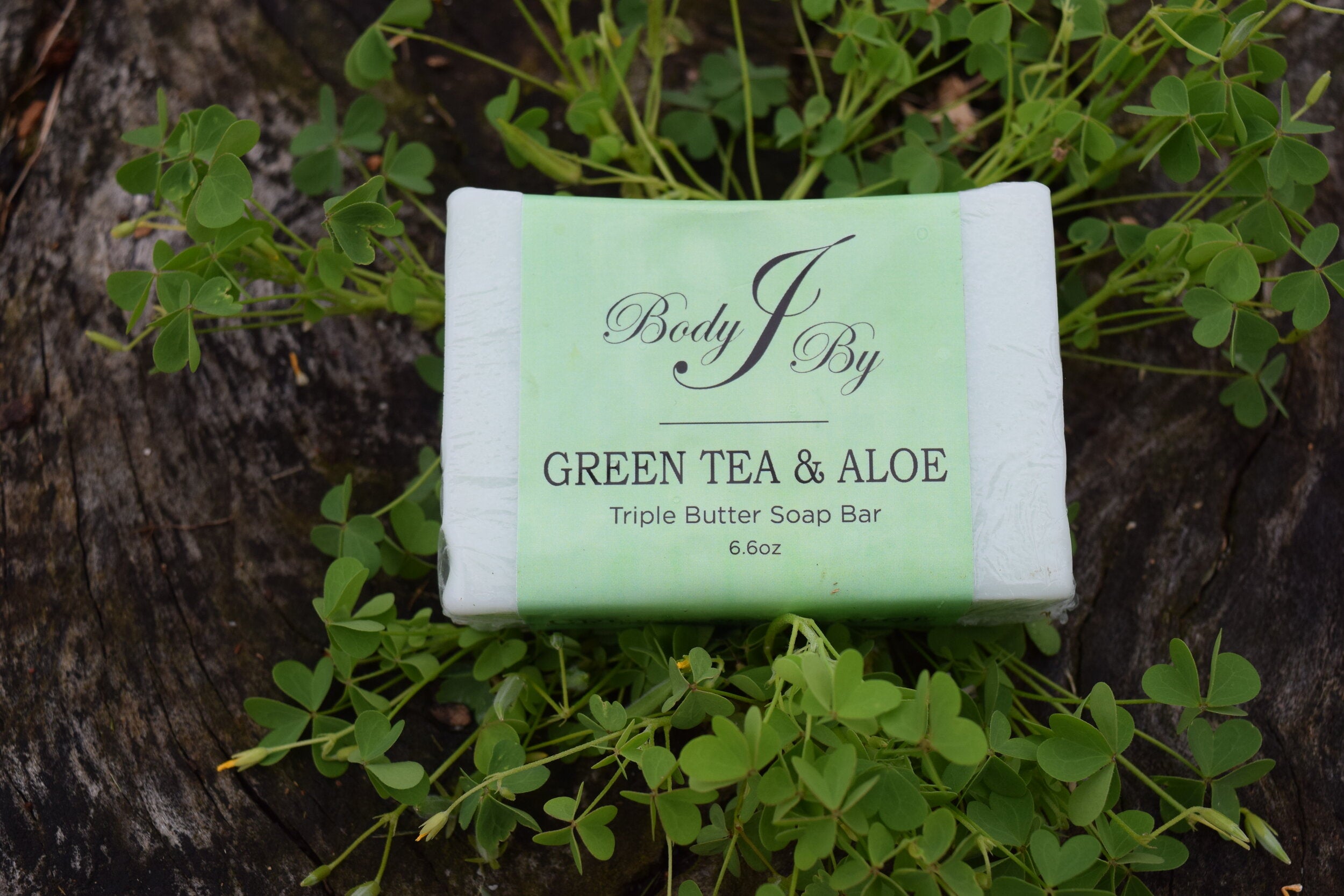 Green Tea and Aloe Triple Butter Soap Bar - Body By J