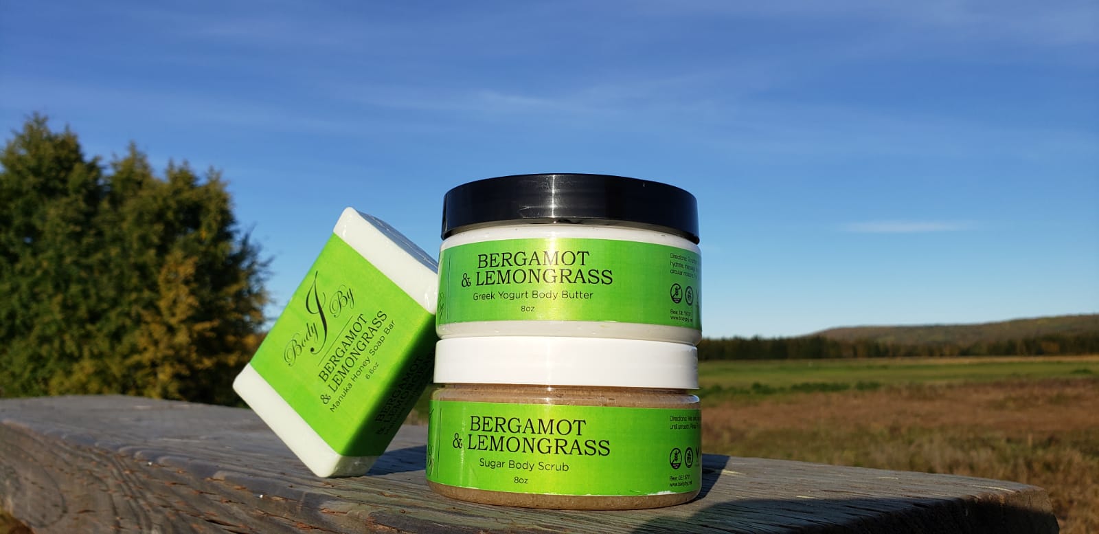 Bergamot and Lemongrass Skincare System - Body By J