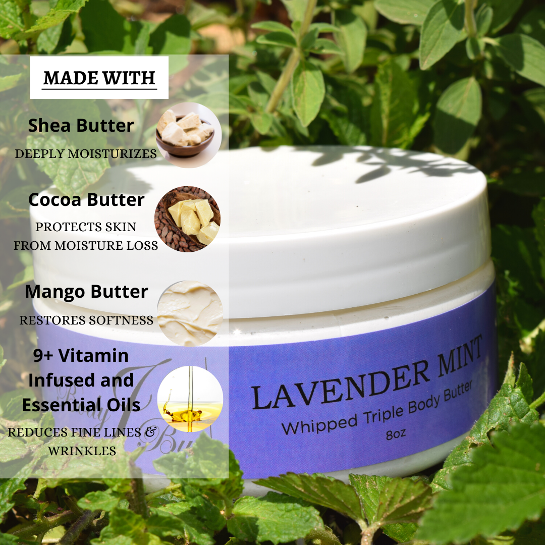 Lavender Mint Whipped Body Butter - Body By J