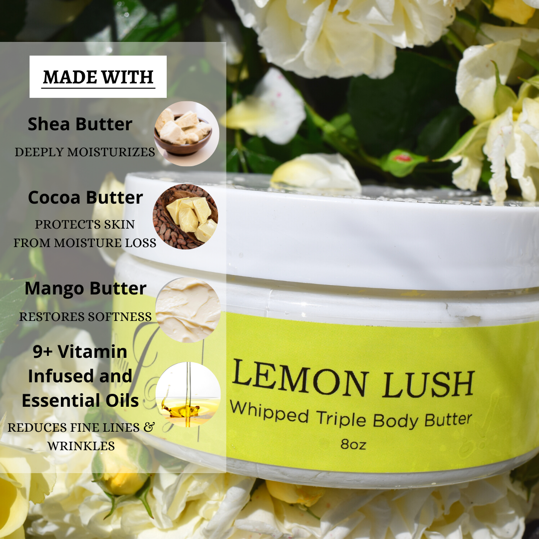 Lemon Lush Whipped Body Butter - Body By J