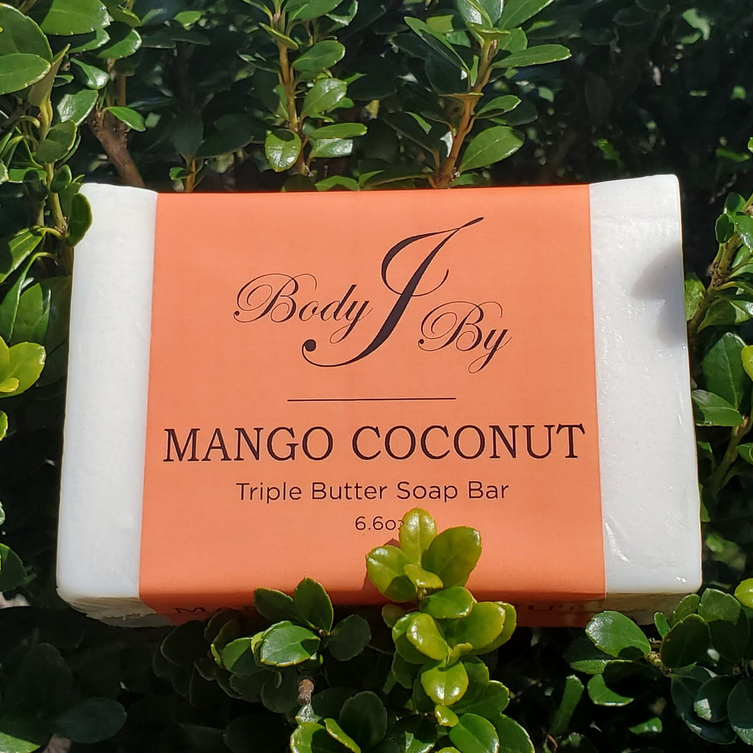 Mango Coconut Triple Butter Soap Bar - Body By J
